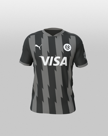 Camiseta Hombre 2ª Equipación Negra 25/26